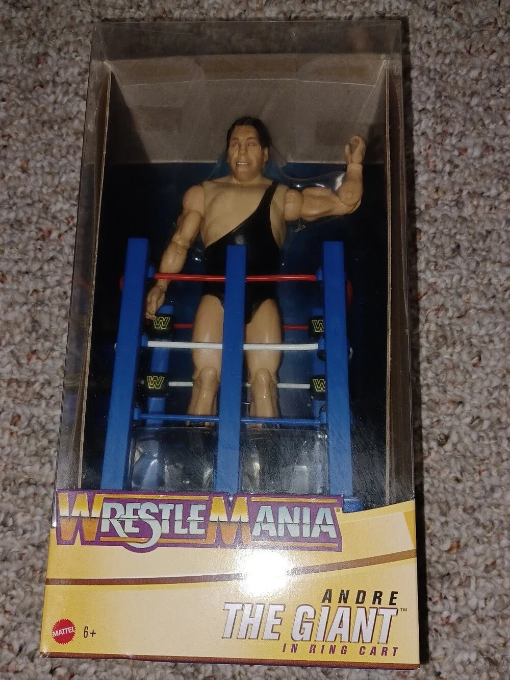 WrestleMania Andre The Giant Action Figure - With Ring Cart